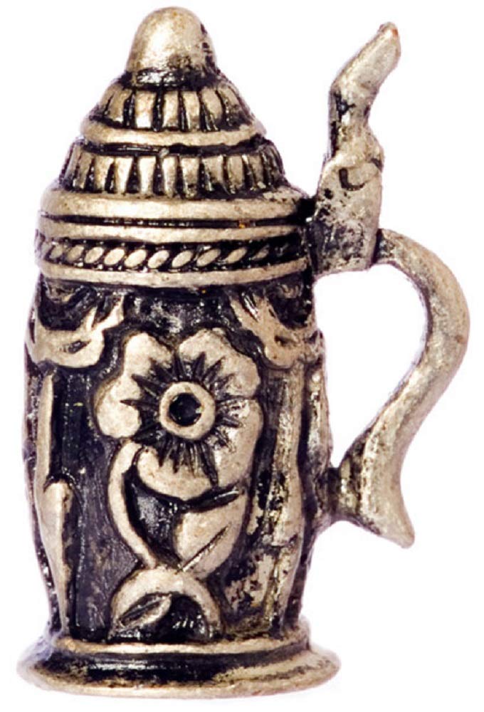 Aztec Imports Farrow Industries Dolls House Miniature 1:12 Scale Metal Pub Bar Accessory Beer Stein Ale Tankard