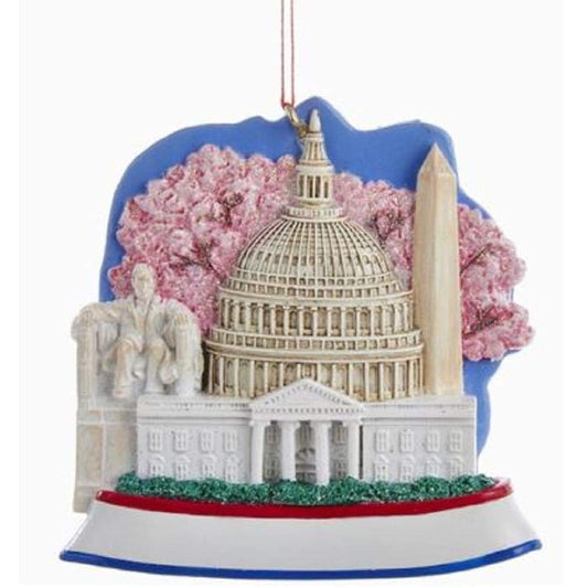 Kurt Adler Washington D.c. Scene Resin Christmas Ornament
