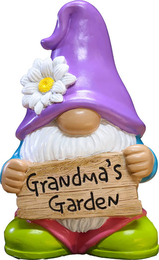Spoontiques Sculpture, 7.5" high, Grandma's Garden Gnome