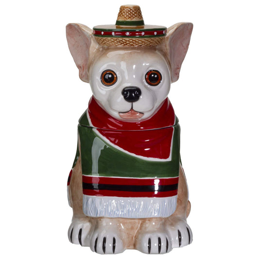 Pacific Trading Giftware Mexican Chihuahua Ceramic Cookie Jar