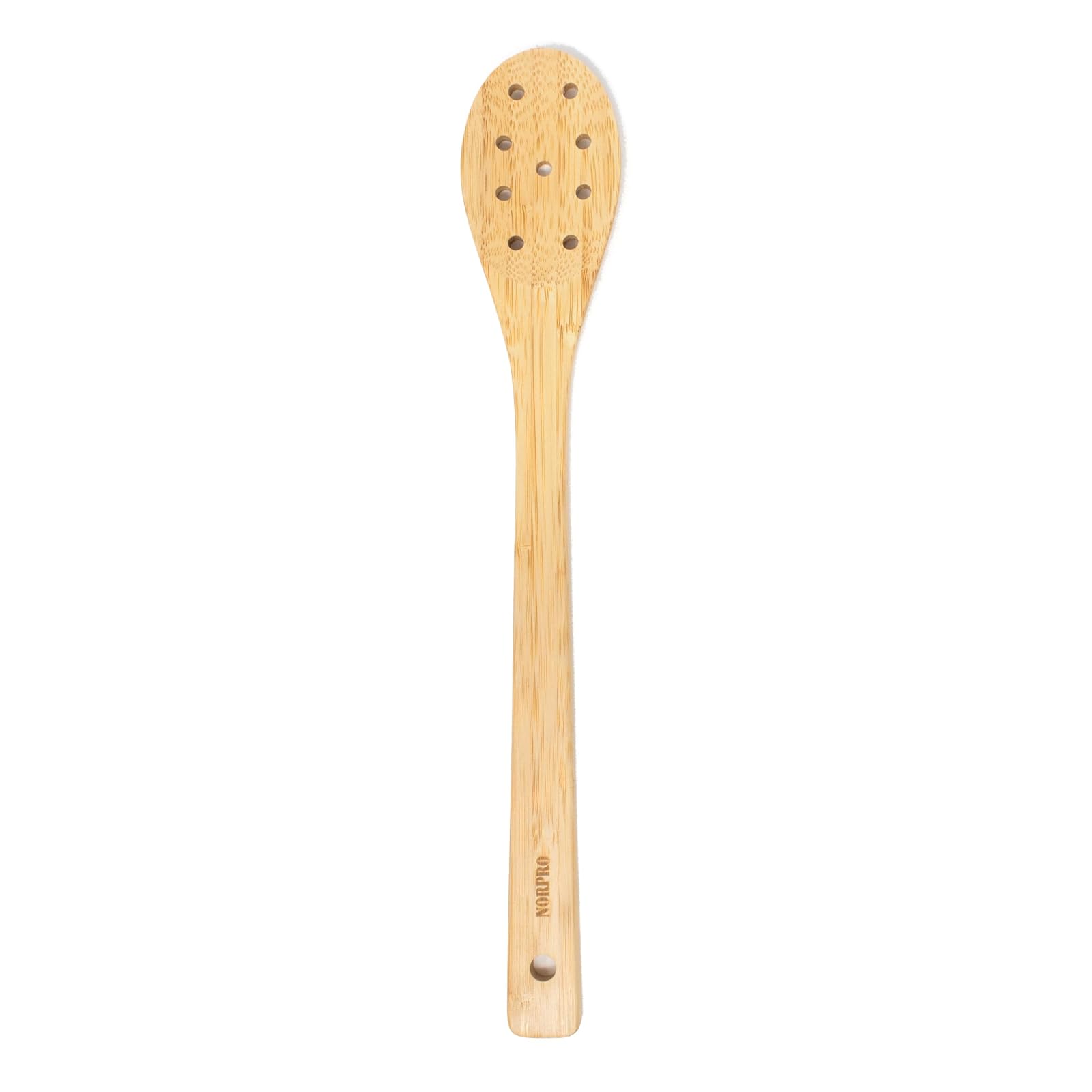 Norpro 12-Inch Bamboo Spoon with Holes