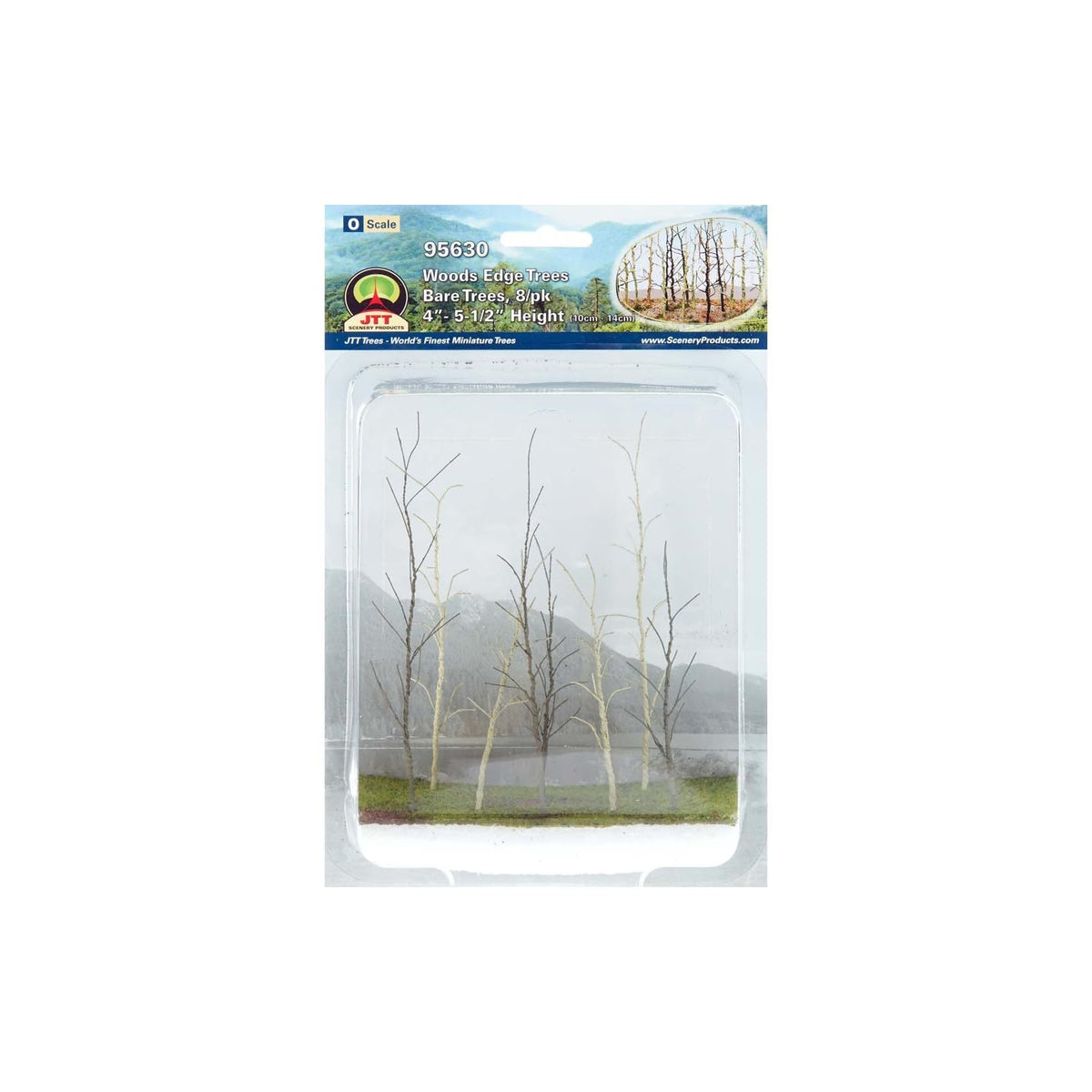JTT Scenery Products Toy Model Vehicle Track, 4'' to 5.5'', Brown, Green, Gray