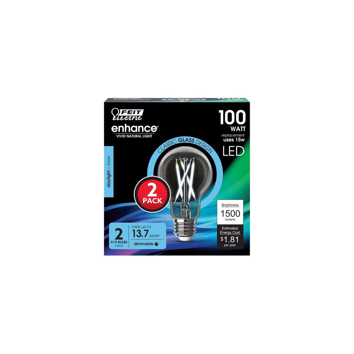 Feit Electric Light Bulb, One Size, No Color