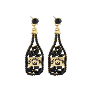 Bamboo Trading Earring, Black