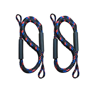 Pactrade Marine Bungee Cord, Medium, Red, Blue & Black