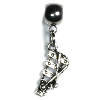 Dave The Bunny Charm, Silver, Minimalist