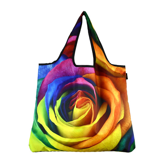Yay Novelty YaYbag JUMBO Size, Fashionable Reusable Shopping Bags, Reusable Grocery Bags, Reusable Produce Bags, Washable Reusable Bags, Foldable Reusable Bags, 55 lbs Heavy Duty Polyester, 50 Shades of Rose