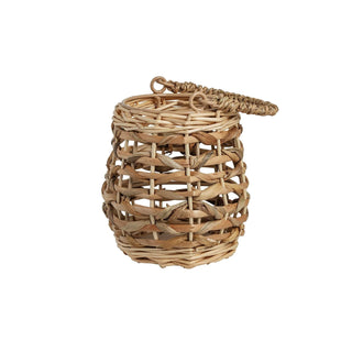 Mud Pie Candle Holder, 5" x 4 1/2", Beige