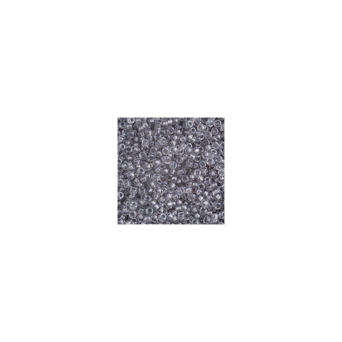 John Bead Craft Bead, 11/0, Crystal Spkl Pewter