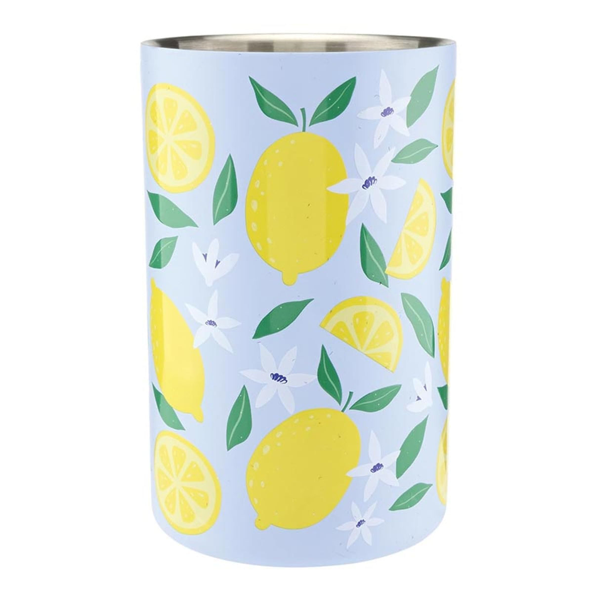 Slant Collections Beverage Insulator, 54-Ounce, Blue Yellow