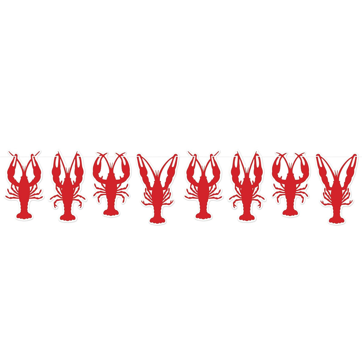 Beistle Kitchen, 10.75" x 4' 6", Red/White