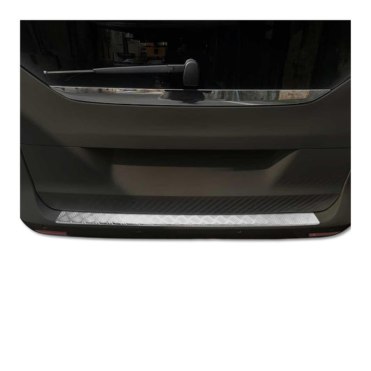 OMAC USA Fits Mercedes Metris 2016-2022 Aluminum 3D Heavy Duty Rear Bumper Protector | Aluminum Sill Cover Trim Protector