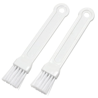 Chef Craft Select Plastic Mini Pastry Brush, 6.75 inch 2 piece set, White