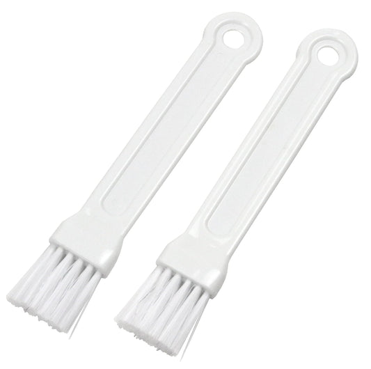 Chef Craft Select Plastic Mini Pastry Brush, 6.75 inch 2 piece set, White