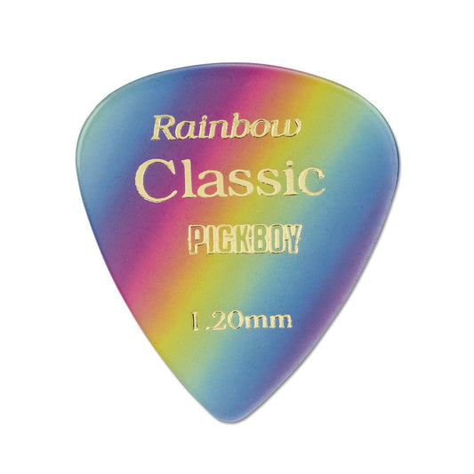 Osiamo Pickboy Vintage Pick, Rainbow, Cellulose, 1.20mm, 10 picks