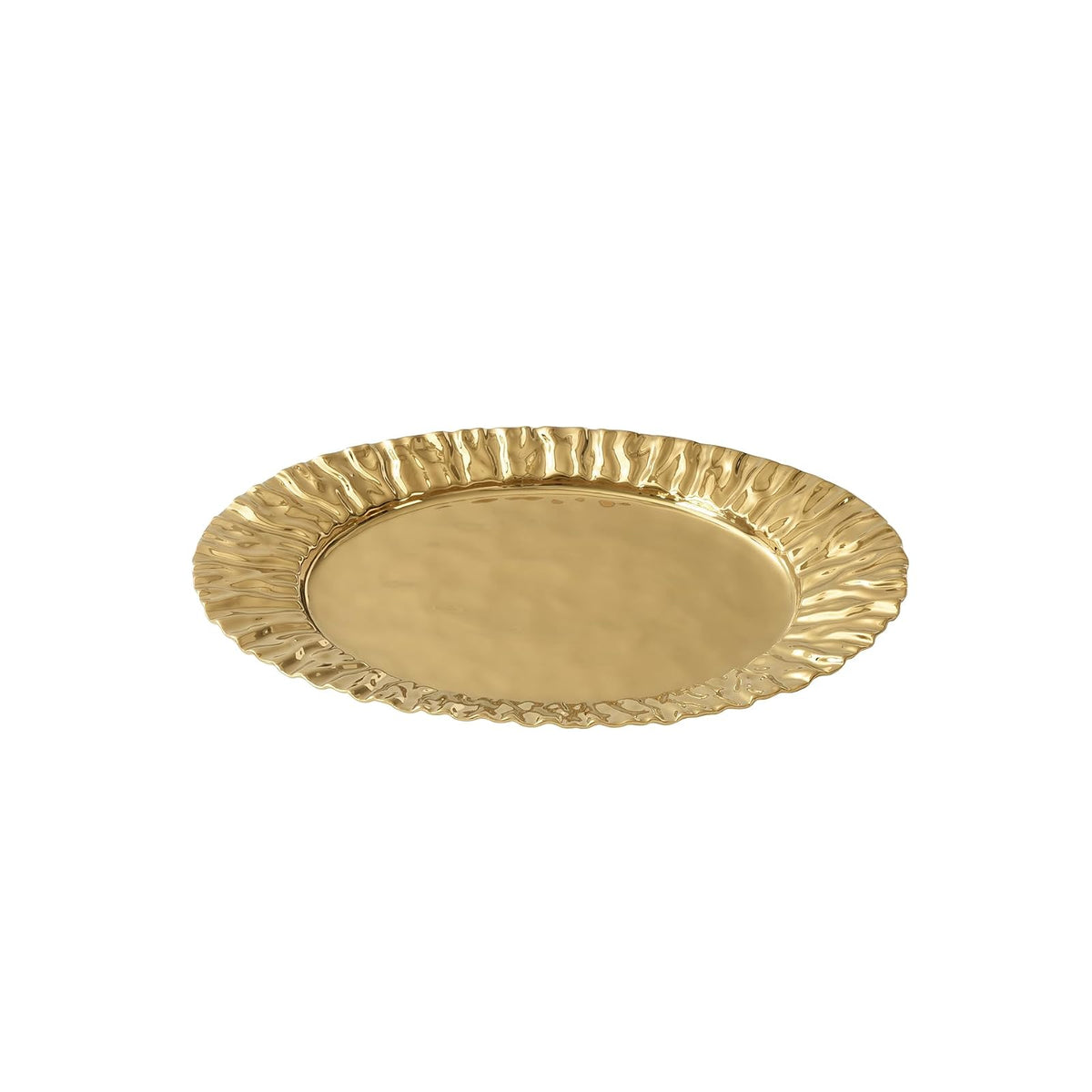 Pampa Bay Dishware Plate, 19 × 13 × 2 in, Mascali D'oro