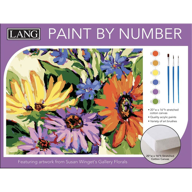 Lang Companies, Gallery Florals Paint by Number Kit