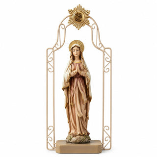 Comfy Hour The Story of Jesus Nativity Scene Collection 11" Religious Praying Virgin Mary Statue, The Blessed Mother of The Immaculate Concepcion Home Madonna Figurine, Polyresin