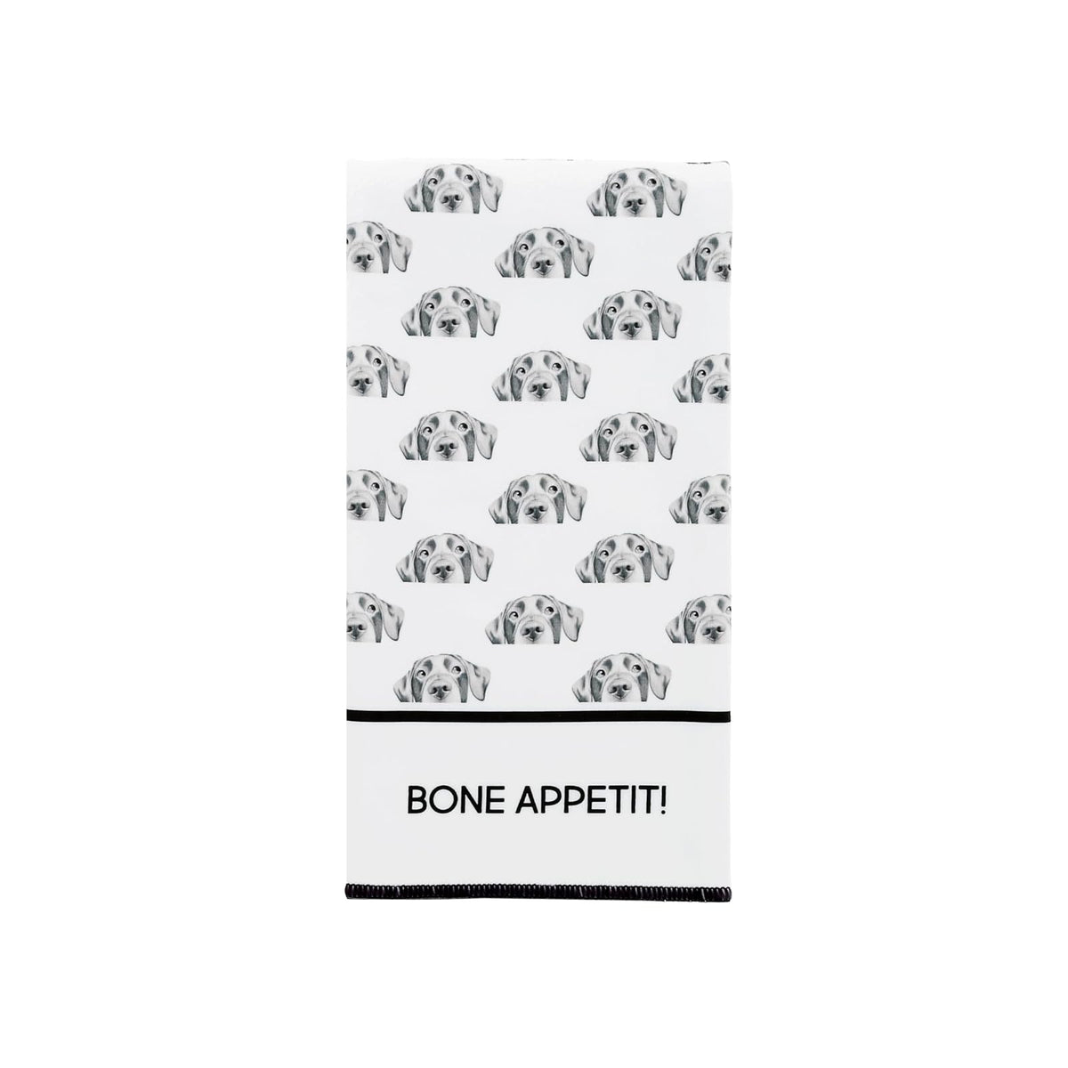 Pavilion Gift Company Towel, 23.75", White, Gray
