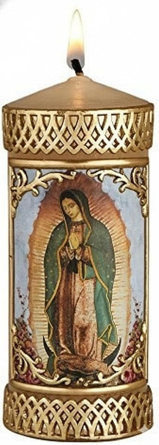 Christian Brands 4pc Our Lady of Guadalupe Devotional Candle