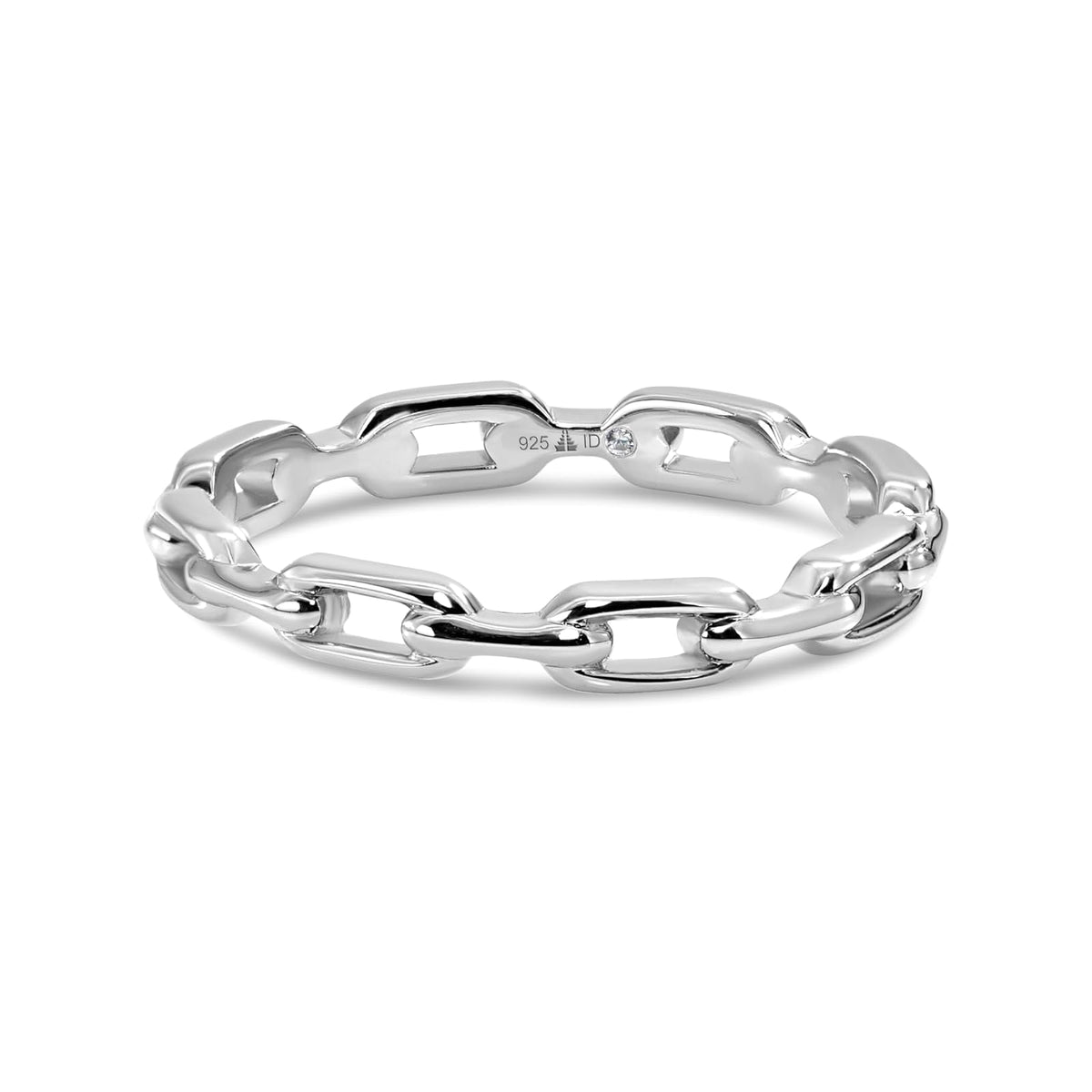 DEVATA Ring, 7, Silver 925/Cable Link DRM1231