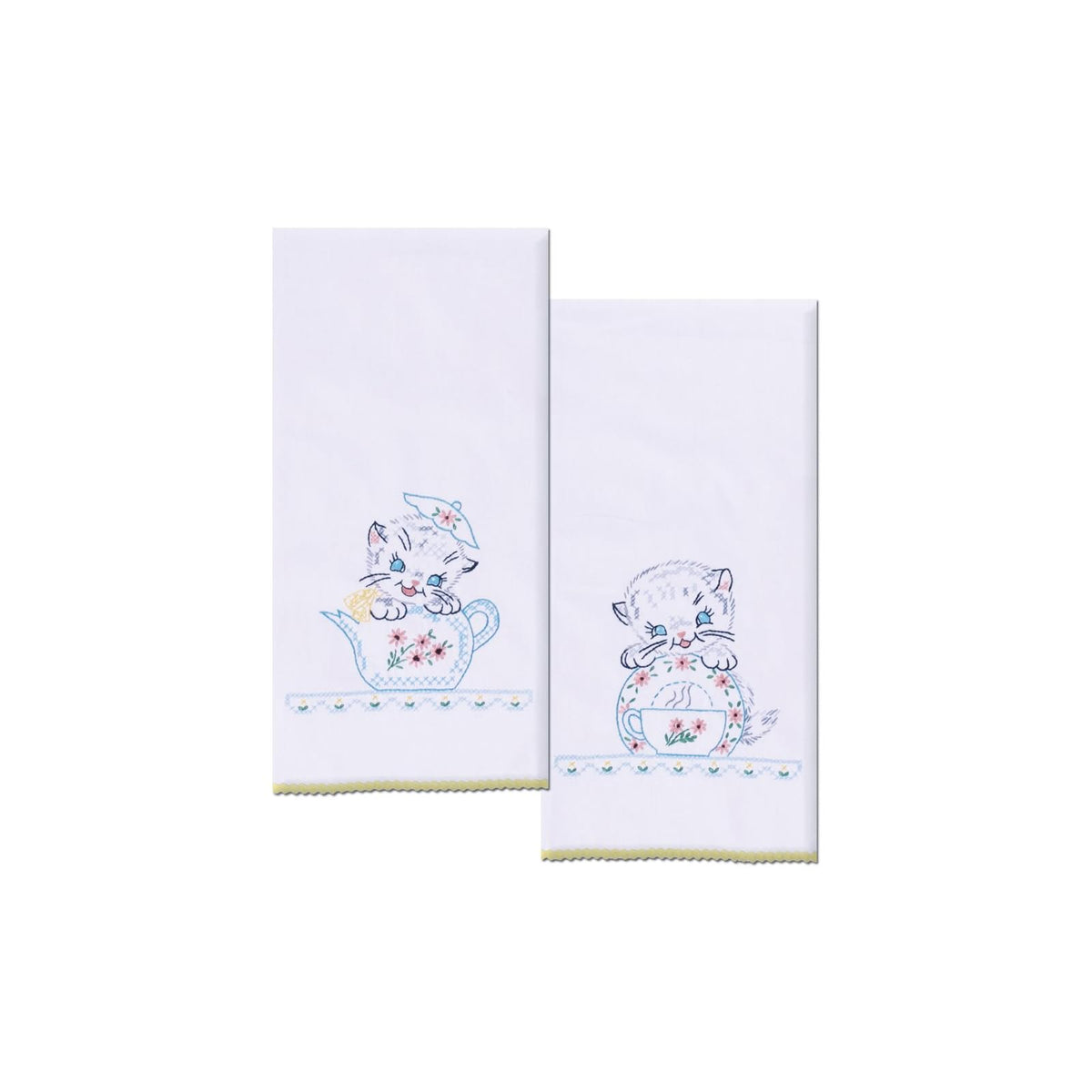 Design Works Crafts Towel, 17" X 30", White