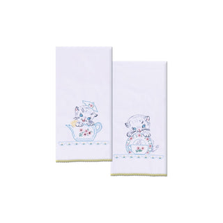 Design Works Crafts Towel, 17" X 30", White
