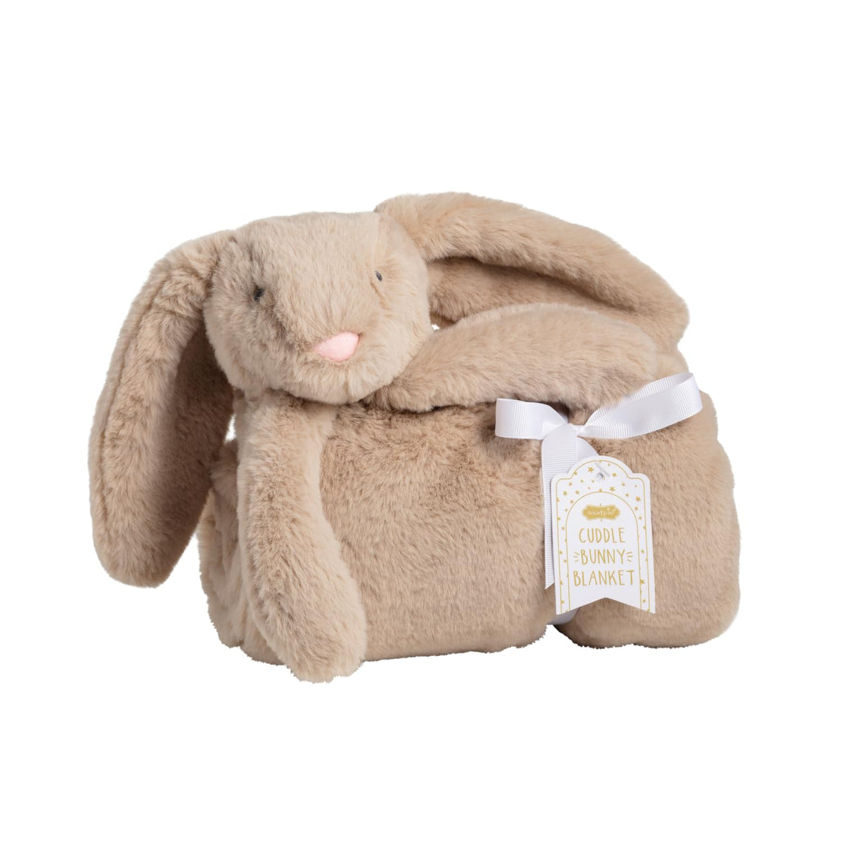 Mud Pie Blanket, 25" x 25", Beige/Khaki