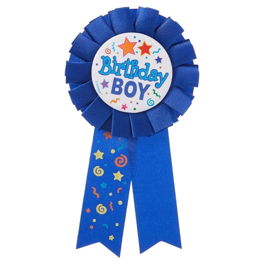 Unique Industries Birthday Boy Award Ribbon