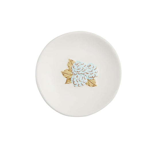 Mud Pie Dishware Plate, 4" dia, Flower