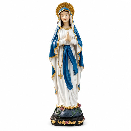Comfy Hour 9 Inch Virgin Mary Statue, Praying Madonna Figurine, 1 Unit