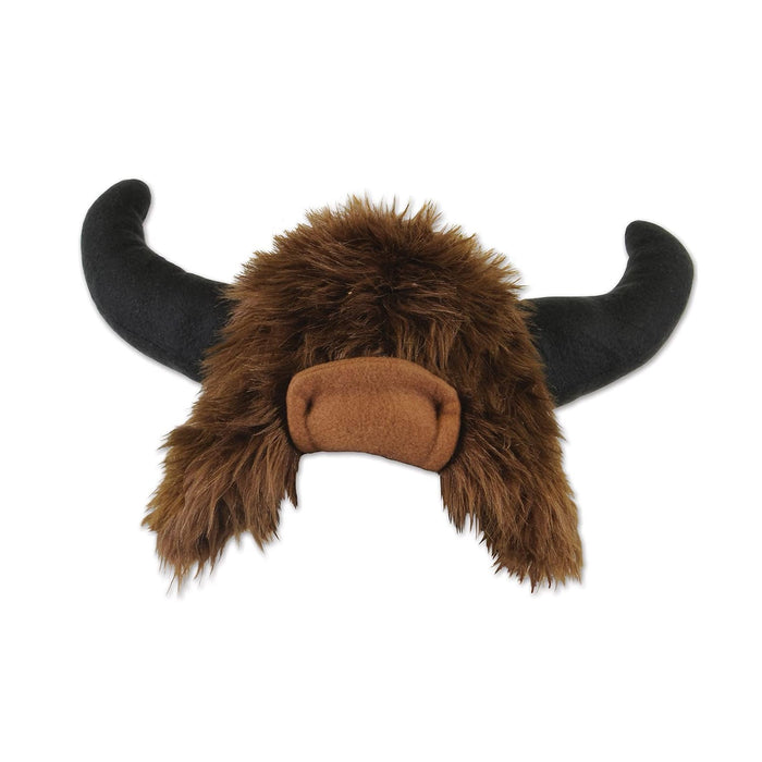 Beistle Costume Headwear, Buffalo, Brown/Black