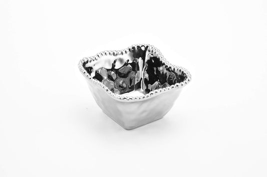 Pampa Bay Verona Porcelain Square Snack Bowl