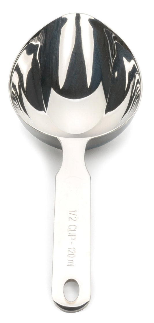 RSVP International Endurance Oval Measuring Scoop, 1/2 cup