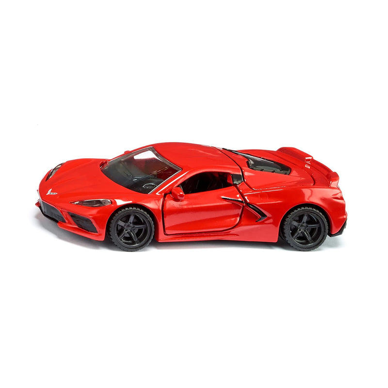 Siku 2359, Chevrolet Corvette Stingray, Toy car, 1:50, Metal/Plastic, Red, Opening Bonnet and Doors, Interchangeable Wheels