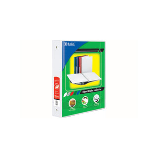 BAZIC PRODUCTS Storage Binder, White