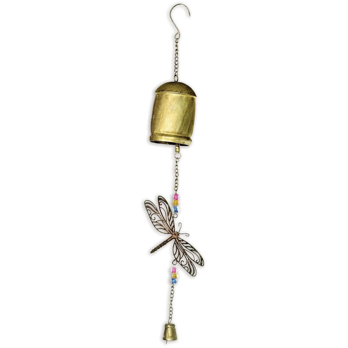 Sunset Vista Designs Wind Chime, 23" Long, Antique Gold & Copper