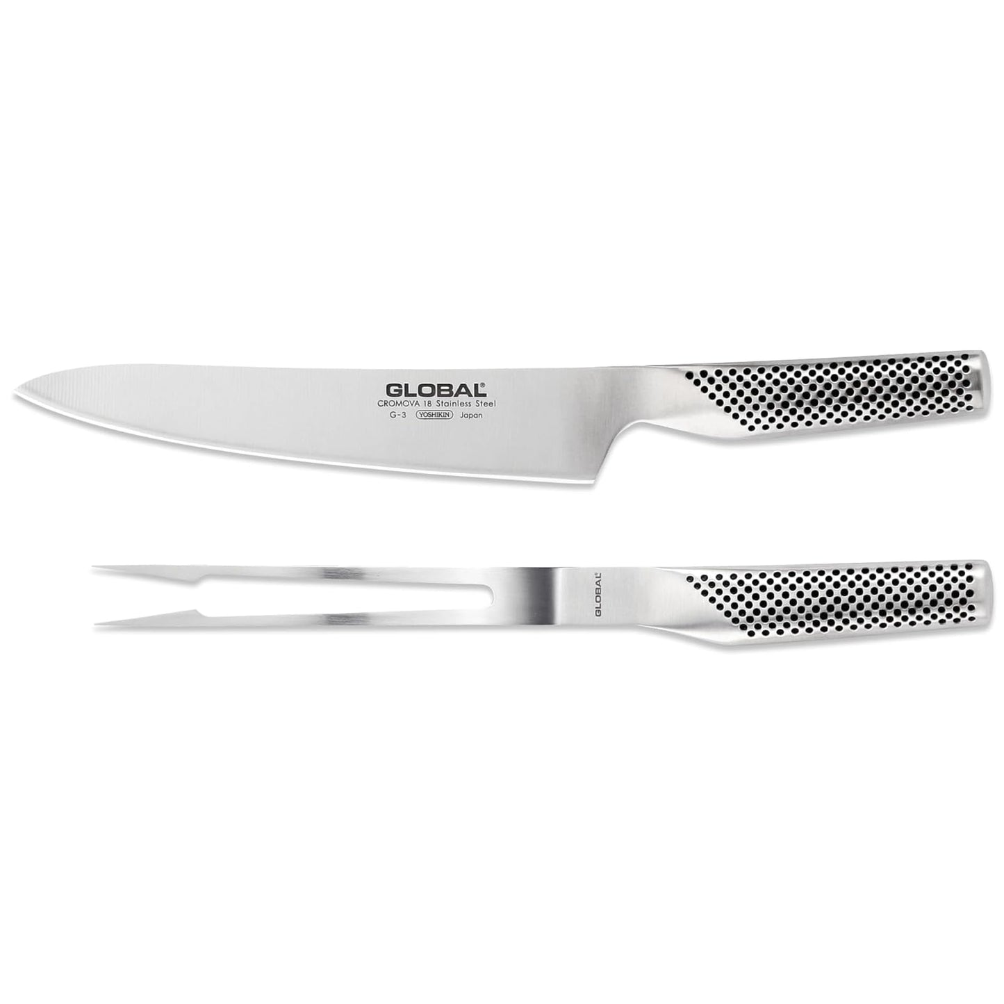 Scanpan Global G-313, Classic 2pc Carving Set, Stainless Steel