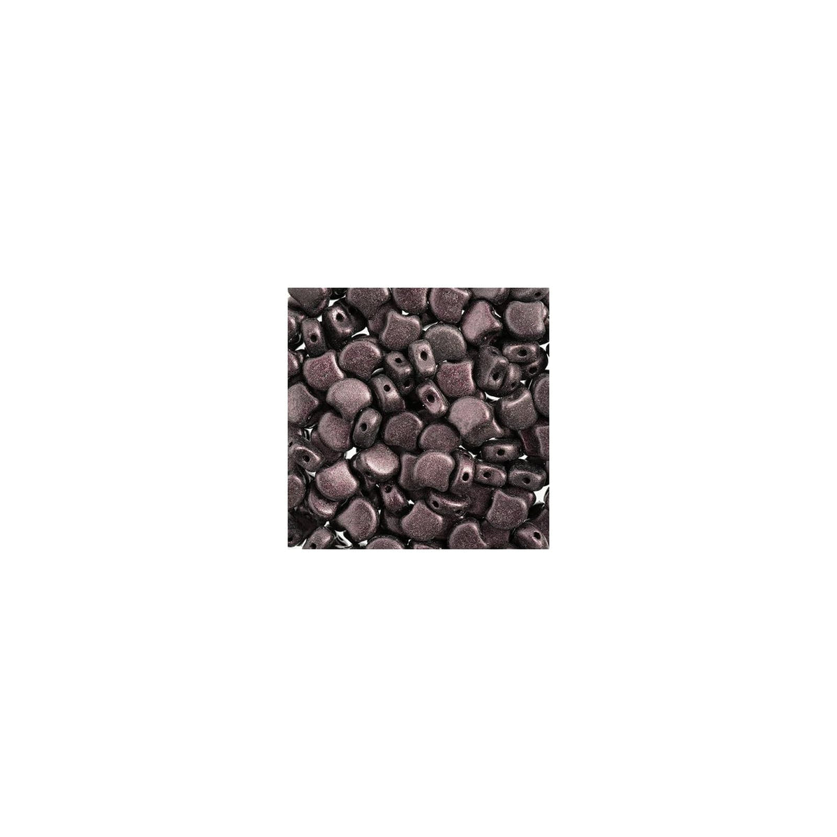 John Bead Craft Bead, 7.5mm, Metallic Suede Dark Plum