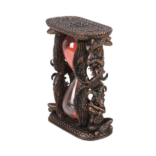 Pacific Trading Giftware Satanic Idol The Horned God Satan Baphomet Sculpture Figurine Statue Hourglass Sandtimer
