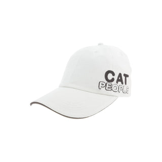 Pavilion Gift Company Hat, White, Grey, Cat People - Adjustable Baseball Hat Kit