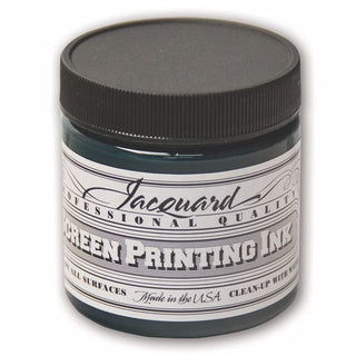 Jacquard Professional Screen Print Ink, Water-Soluable, 4oz Jar, Green (115)