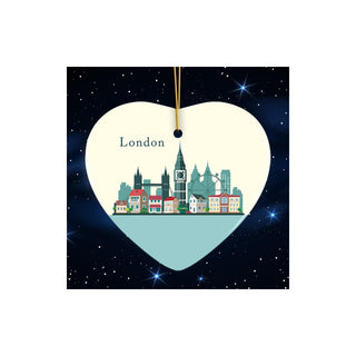 OrnamentallyYou Hanging Ornament, 3 inches, London Ornament, England Landmark Ch