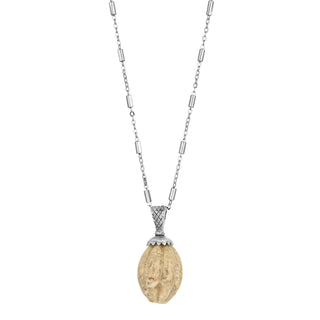 1928 Jewelry Company Necklace, 26"L x 1.58"H x 0.73"W, Riverstone