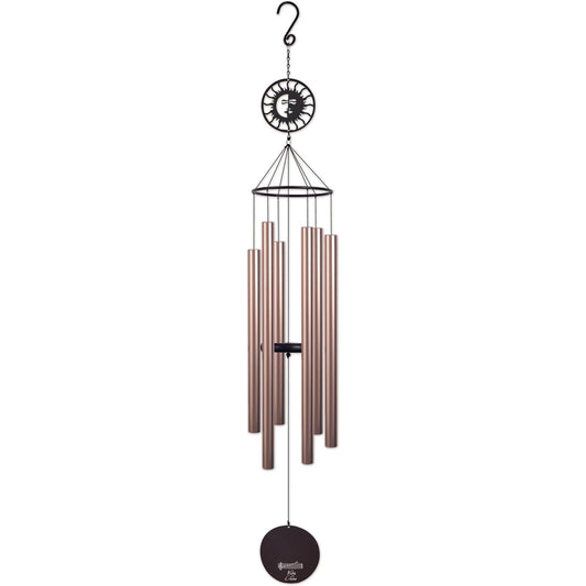 Sunset Vista Designs Wind Chime, 68" Long, Sun Face