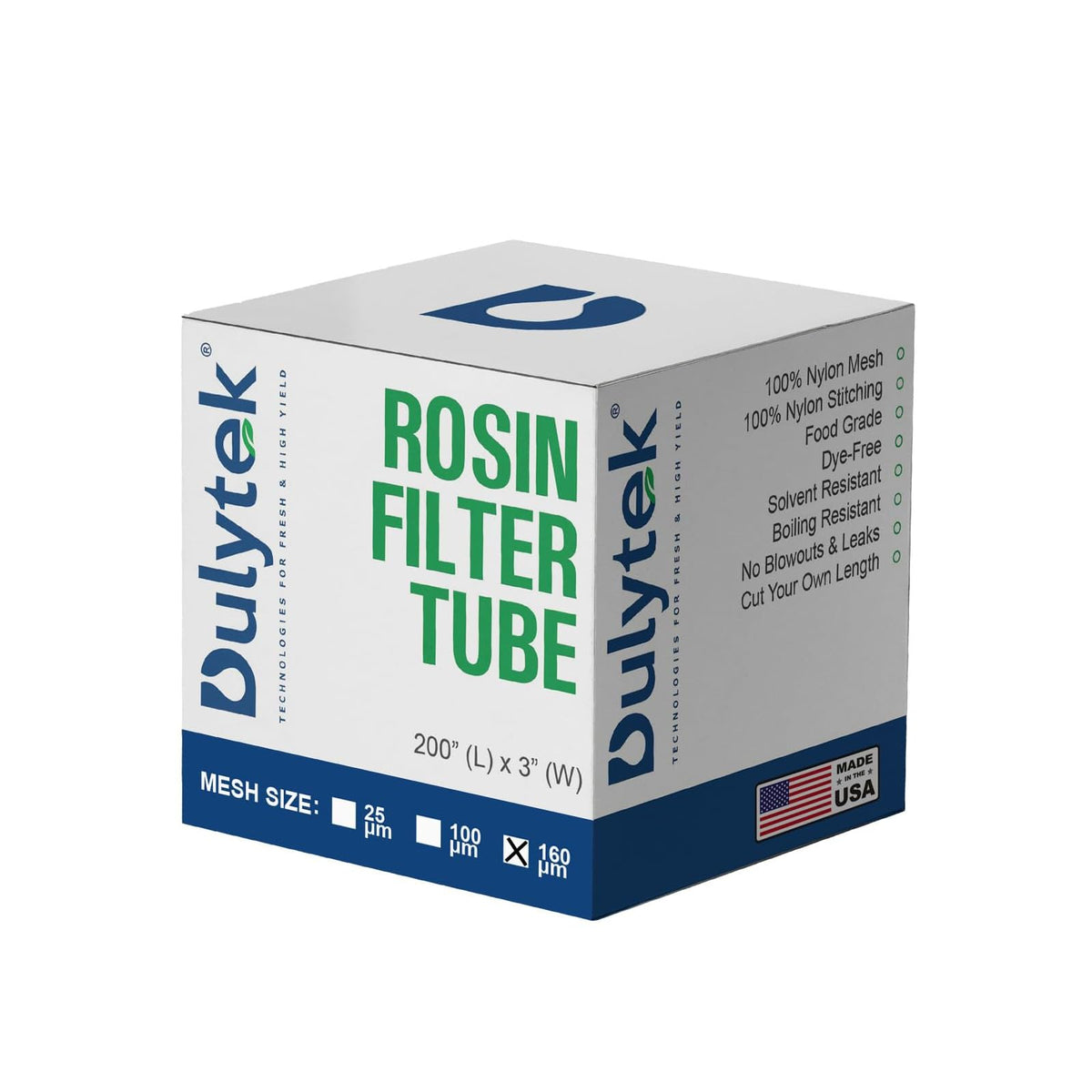Dulytek Hardware Tubing, 160 Micron Mesh, White