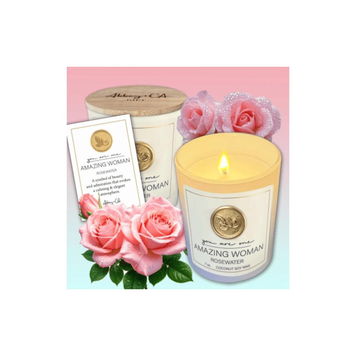 Cathedral Art Candle, White