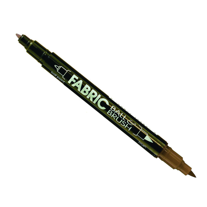 Uchida 122-C-6 Marvy Fabric Ball and Brush Marker, Brown