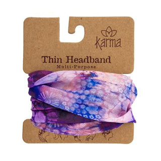 Karma Hairband, 0.15 Pound, Purple Floral