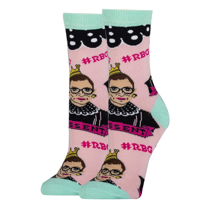 Oooh Yeah! Women's Cotton Crew Socks (#RGB)